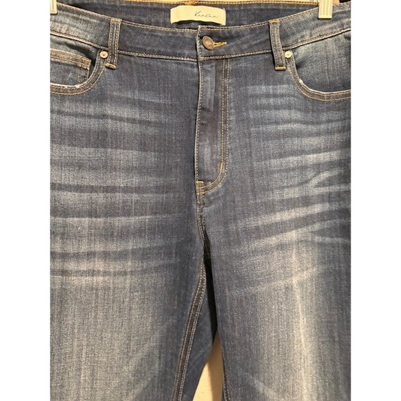 KanCan Jeans Women Size 2XL Dark Wash High Rise Flare Bootcut Denim Pants 2103 - Picture 2 of 7